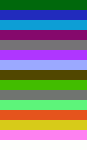 A color image showing the colors produced by CGA cards for the white and black stripes in the left image A color image showing the colors produced by the white and black stripes in the left image